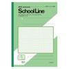 Apica School Line A4 Scale Ruled Green Set of 2