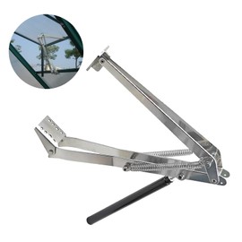 Tawveml Greenhouse Window Opener, Automatic Roof Vent Opener, Greenhouse Accessories, Solar Window Louvre Thread Opener, Up to 15 kg (Dual Spring Opener)
