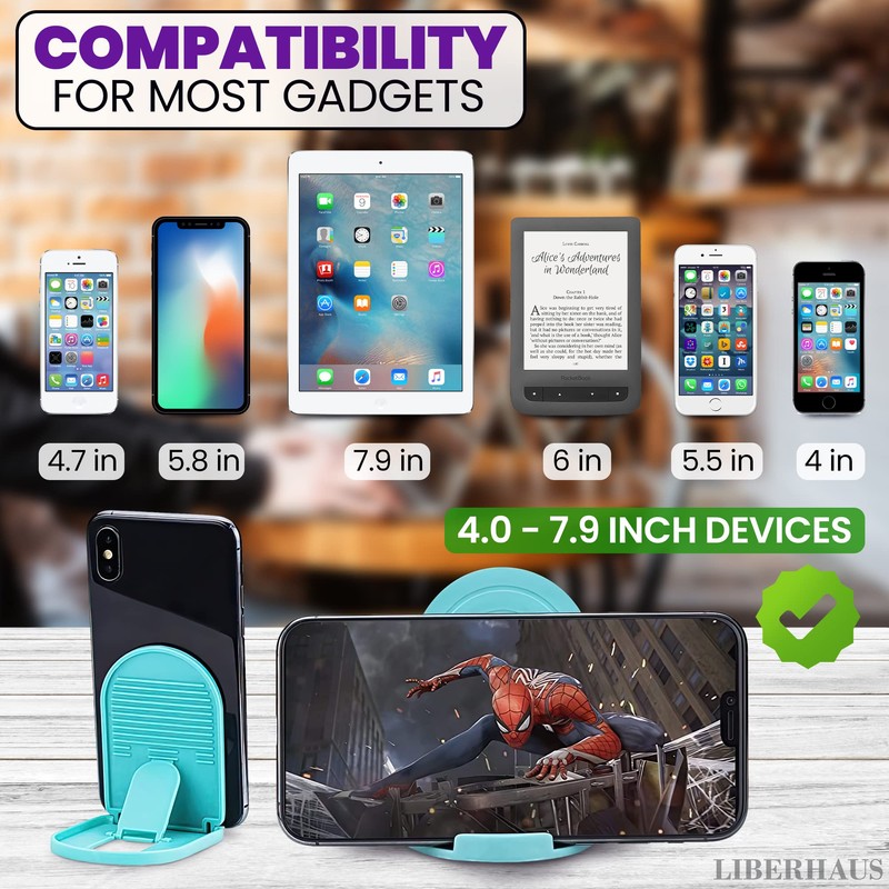 12Pcs Portable Phone Stand for Desk Cute - 4 to