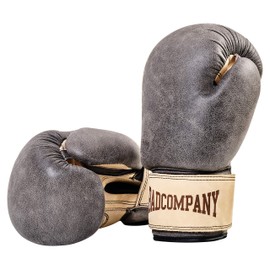 Bad Company Retro Cowhide Leather Boxing Gloves with Ventilation System I Boxing Training, Sparring and Competition Boxing I Weight Classes 10 oz - 16 oz I 14 oz