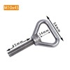 (3 Pieces) M10x45mm Triangular Lifting Eye Bolt Machine Bolt 304