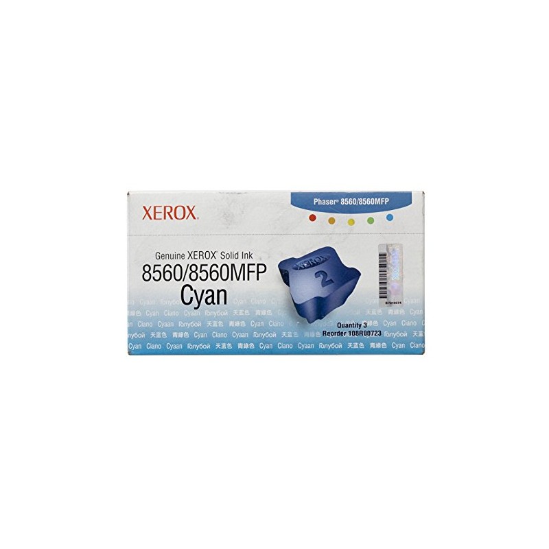 Xerox Phaser 8560/8560 MFP Cyan Solid Ink (3,400 Pages) -