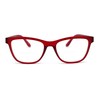 SA106 Womens Horn Rim Rectangular Bi-focal Reading Glasses +1.5 Red