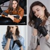 GSG SINCE 1998 Womens Fingerless Leather Gloves Unlined Sheepskin Genuine