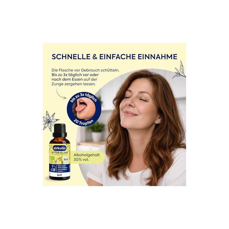 Zirkulin Bitter Elixir - Organic Bitter Drops 50 ml -
