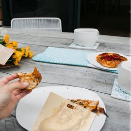 Akblaklsa Akblaklsa 12 Pack Reusable Toaster Bags Non-Stick, Toasted Sandwich Bags, Washable Toastie Bags for Toaster Microwave Grill, Toast Bags for Toast Sandwich Panini Snacks