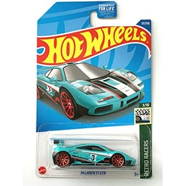 DieCast Hot Wheels McLaren F1 GTR, Retro Racers 3/10 [Turquoise] 57/250