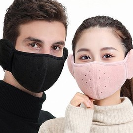 Women's Men's Golf Insulated Earmuff Integrated Cold Weather Mask for Bicycle, Motorcycle, Hiking, Winter / 여성 남성 골프 보온 귀마개 일체형 방한 마스크 자전거 오토바이 등산 겨울용