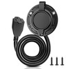 15 Amp AC Port Plug, 125 Volt Power Inlet Socket