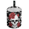 DELORIGIN Skull Roses Butterflies Car Trash Can Waterproof Car Garbage