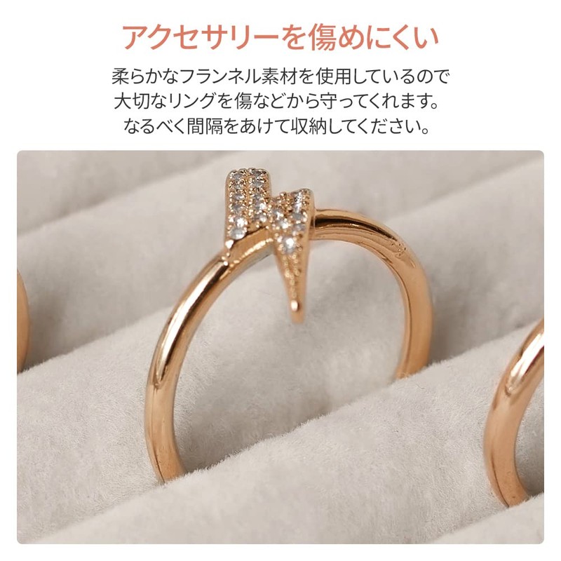life_mart Ring Box, Velvet Style, Jewelry Case, Ring Display Box,