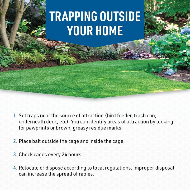 JT Eaton 465N/COV-FOR Wildlife Cage Trap with Cage Coat Cover