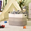 ICERZCZ Extra Large Blanket Basket Living Room, Rectangle Storage Basket,
