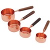 Measuring Cups Set, TeenGo Stainless Steel Copper Measuring Cups Set