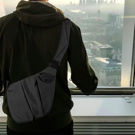 JEPACXOR Antitheft Crossbody Bags For Women Men Travel Purse Anti Theft Cross Body Chest Bag Slim Sling Bag With Adjustable Strap Grey