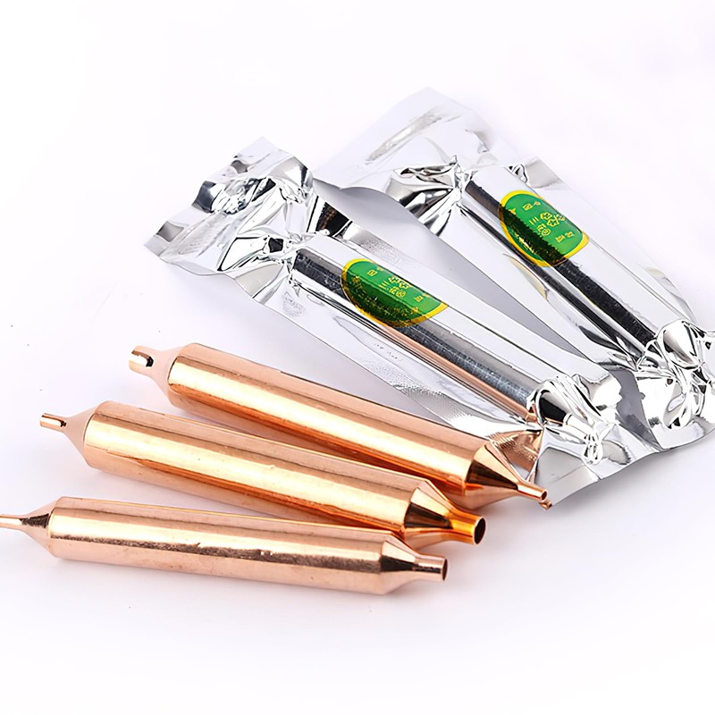 APOMOONS 5pcs Copper Fridge Filter Dryer Fridge Filter Cooling Accessories