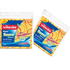 Vileda Paño suave Multiusos Antiolores 2pack microfibra