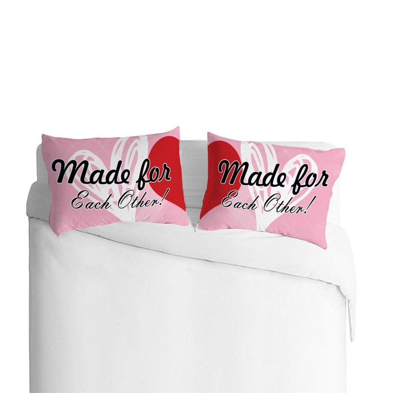 The Purple Tree Designer Couple Pillow Covers (2 Pieces)