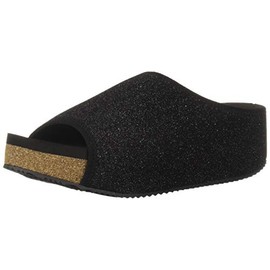 VOLATILE Women's FESTINA Platform, Black, 6 M US