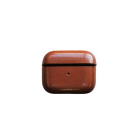 drip Leather AirPods Pro Case (Brown) for AirPods Pro2 2nd Gen KICS Leather Protective Case with Visible LED Light and Wireless Charging