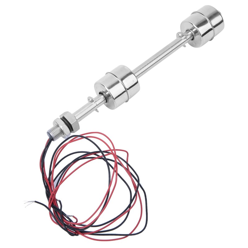 Water Level Sensor, 12V Ball Float Switch, Double Ball Stainless