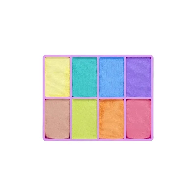 Maquillaje Colibrix Paletita Tonos Pastel Base De Agua