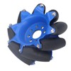 3in 45° Omnidirectional Wheel with 8 TPU Rubber Drive Rollers