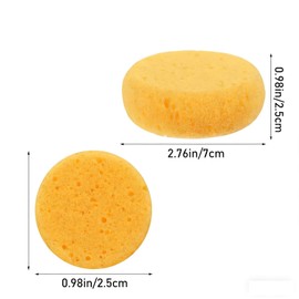 Kingladon 16 Pcs Pottery Sponges 2.8"x1" for Clay Sculpting, Multi-Purpose Sponges for Ceramic Care, Painting, Car Waxing, Dish Washing & Leather Cleaning, Durable Cleaning Sponges