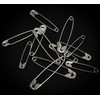 AERZETIX – C67648 – Set mit 12 Sicherheitsnadeln 45/38/32 mm
