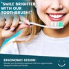 Navona 100 PCS Premium Toothbrushes Bulk, Individually Wrapped Toothbrushes, Disposable