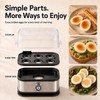 6-Egg Electric Egg Cooker, Stainless Steel Body, Auto Heat Shut-Off