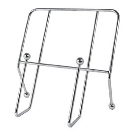 Premier Housewares 509442 Cookbook Stand - Chrome, H24 x W23 x D14cm