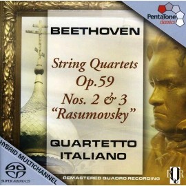 Pentatone Quartetto Italiano - String Quartets Op 59 2 & 3 [New SACD] Hybrid SACD