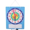 Lurrose Time Educational Aid Magnetic Clock Children Toy Clock Learning