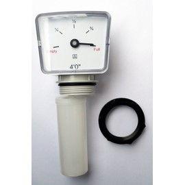 FLOAT GUAGE FOR FUEL/OIL/WATER TANKS. 5 Foot (1.5M). WITH 1.1/2" BSP RETAINING BACK NUT