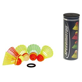 Speedminton Mix Speeder - 5er Pack Speed Badminton/Crossminton B√§lle gemischt inkl. Windring & Cross Speeder ‚Äì 3er Pack Speed Badminton/Crossminton Outdoor Ball inkl. Windring