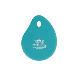 Lily cook Patissier Rascador para sartén Silicona 1pieza(s) - Espátula de Cocina (Rascador para sartén, Gris, Silicona, con Agujero en la empuñadura para Colgar, 100 mm, 127 mm)