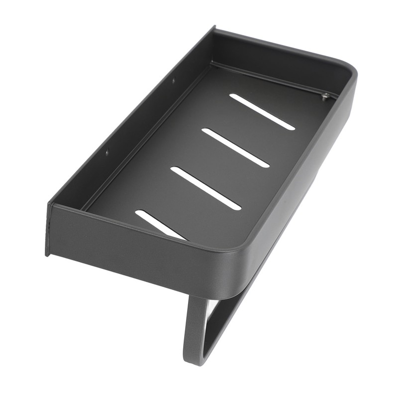 Shower Caddy Wall Mount Shelf Basket Aluminium Large Capacity Modern