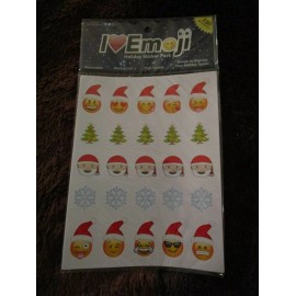I Love Emoji Emoji Holiday Sticker Pack 230 Christmas Santa Emoji Stickers
