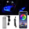 Ongfuwu Car Led Interior Lights, 48 LED Multi Color Strip