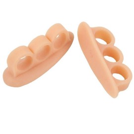 PEDIMEND 2X Gel Hammer Toe Splint Cushion | Hammer Toe Crest Pad | Gel Toe Separators | Toe Supports Hammertoes | Overlapping Toe Spacers | For Men and Women | Foot Care (Pink)