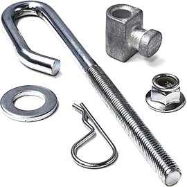 WUQIANNIAN 1 Kit - Includes Trunnion Washer nut 5 Pcs,GX24864 Deck Lift Hanger Rod for John Deere 14M7465 GX26085 24M7053 GX21718