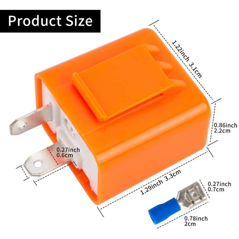 SFONIA LED Indicator Relay 4 Pieces Relay Indicator Relay Motorcycle