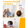 Door Security Slide Latch Lock with 12 Screws , 2