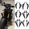 Midimttop Motorcycle Side Downforce Naked Spoilers Winglet Fixed Wing Winglet