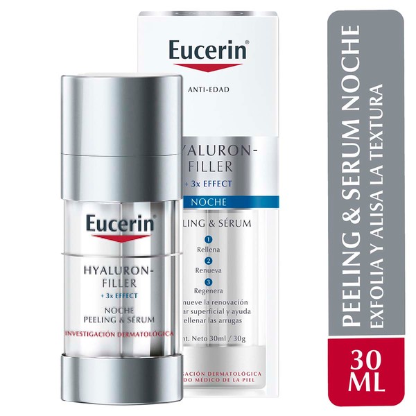 Eucerin hyaluron filler serum & Peeling facial antiarrugas noche 30ml.