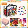 Hlimior 10 Pack Extra Large PVC Toy Storage Bags with