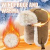 Clakllie Russian Winter Trapper Hat Aviator Hat Bomber Hat Warm