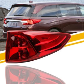 Dasbecan Right Passenger Side Outer Tail light Compatible With 2018-2024 Honda Odyssey RearLight TailLamp Replace# 33500THRA01 HO2805115