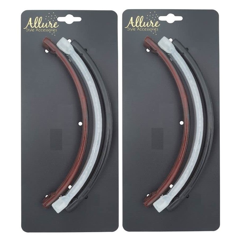 Allure Style Accessories Banana Combs - 6 pack